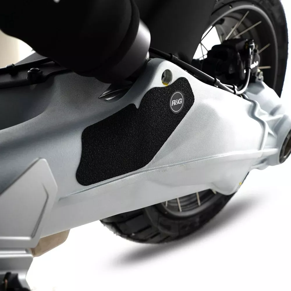 R&G Racing Black Boot Guard Kit For 2024-2024 Moto Guzzi Stelvio