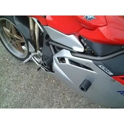 R&G Racing Black Classic Style Crash Protectors For 2006-2007 MV Agusta F4 1000R