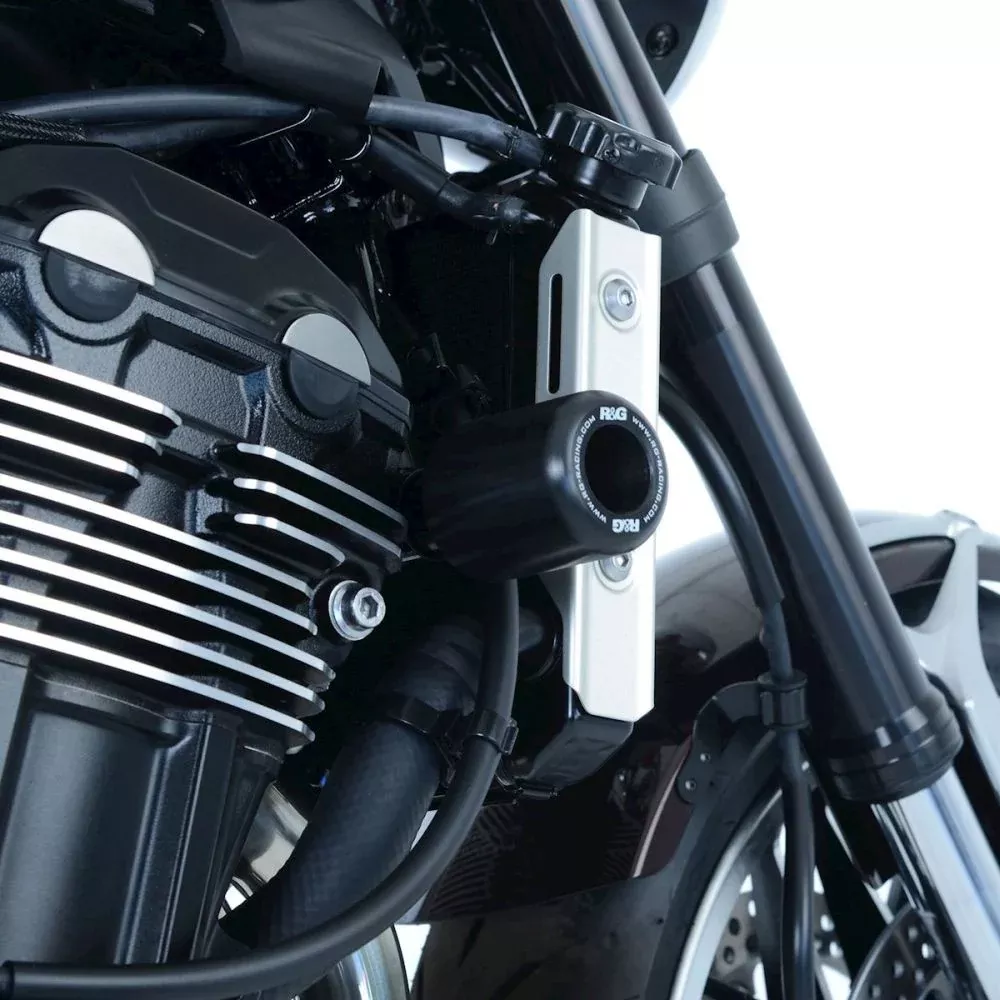 R&G Racing Black Classic Style Crash Protectors For 2018-2024 Kawasaki Z900RS