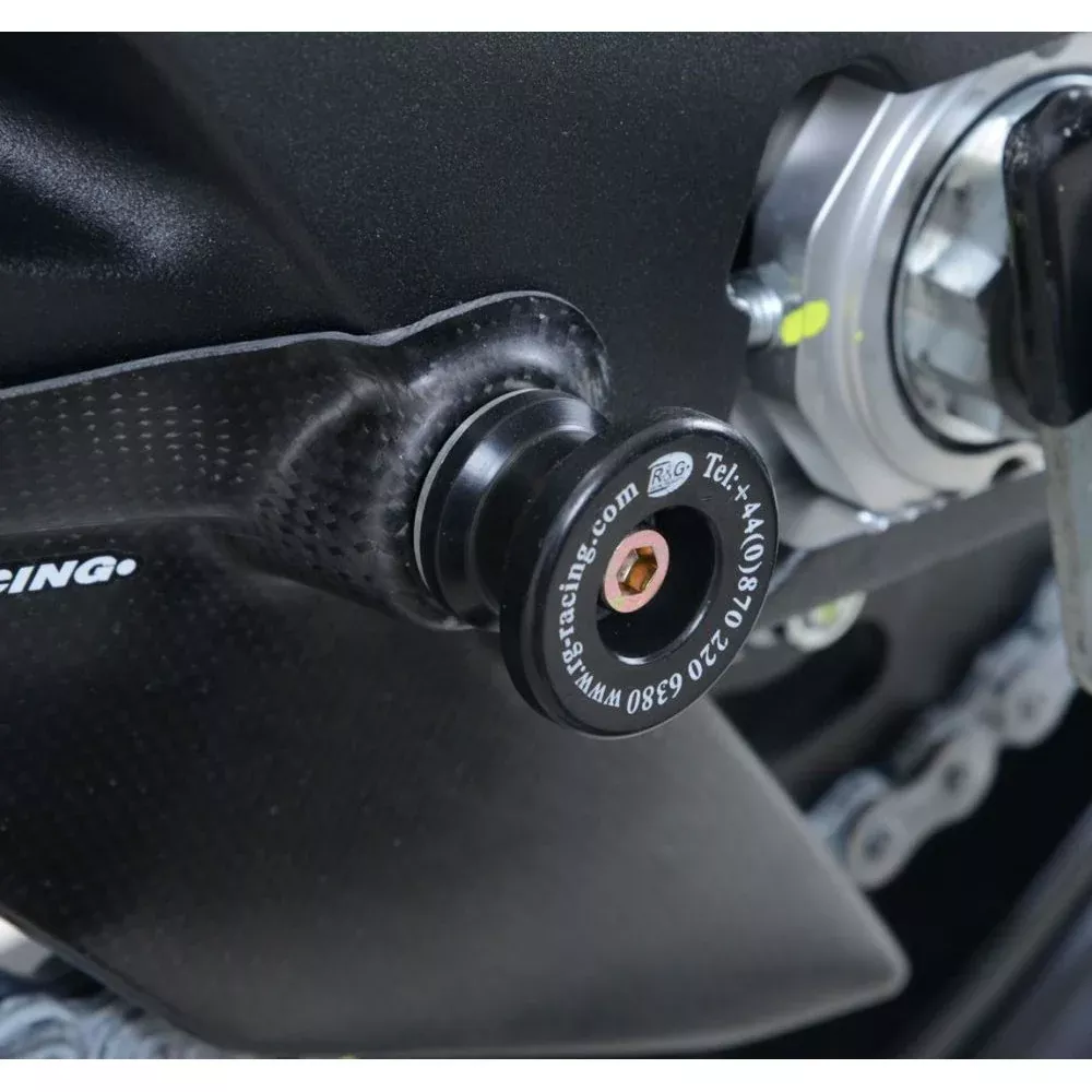 R&G Racing Black Cotton Reels For 2021-2024 Aprilia RS660