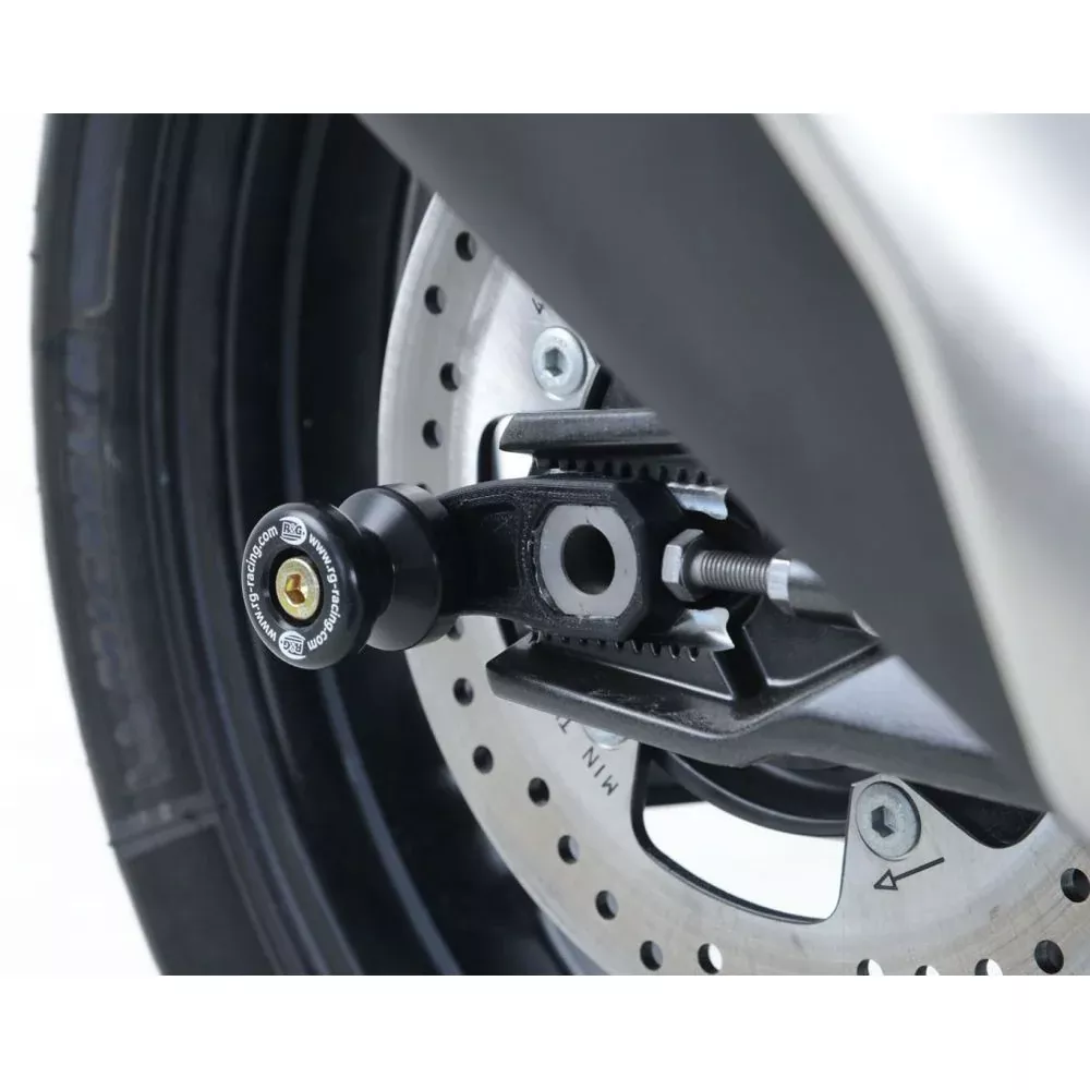 R&G Racing Black Cotton Reels Offset For 2017-2024 BMW G310GS