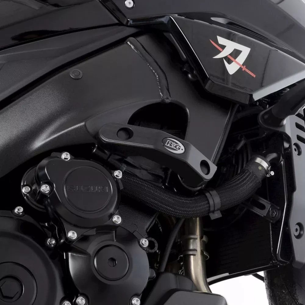 R&G Racing Black Crash Protectors - Frame Skidders For 2021-2024 Suzuki GSX-S 950