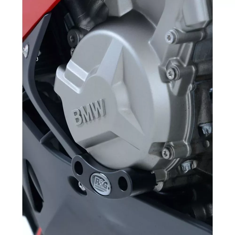 R&G Racing Black Engine Case Sliders LHS For 2009-2014 BMW HP4 ABS