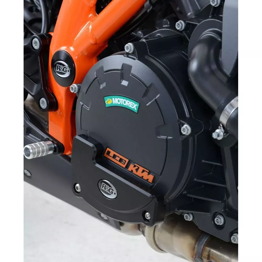 R&G Racing Black Engine Case Sliders RHS For 2016-2020 KTM 1290 Super Duke GT