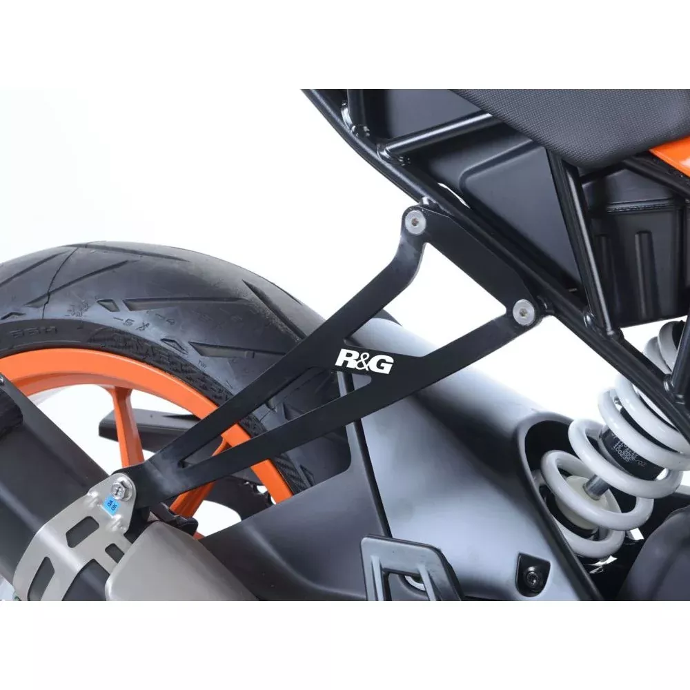 R&G Racing Black Exhaust Hanger For 2017-2020 KTM 390 RC