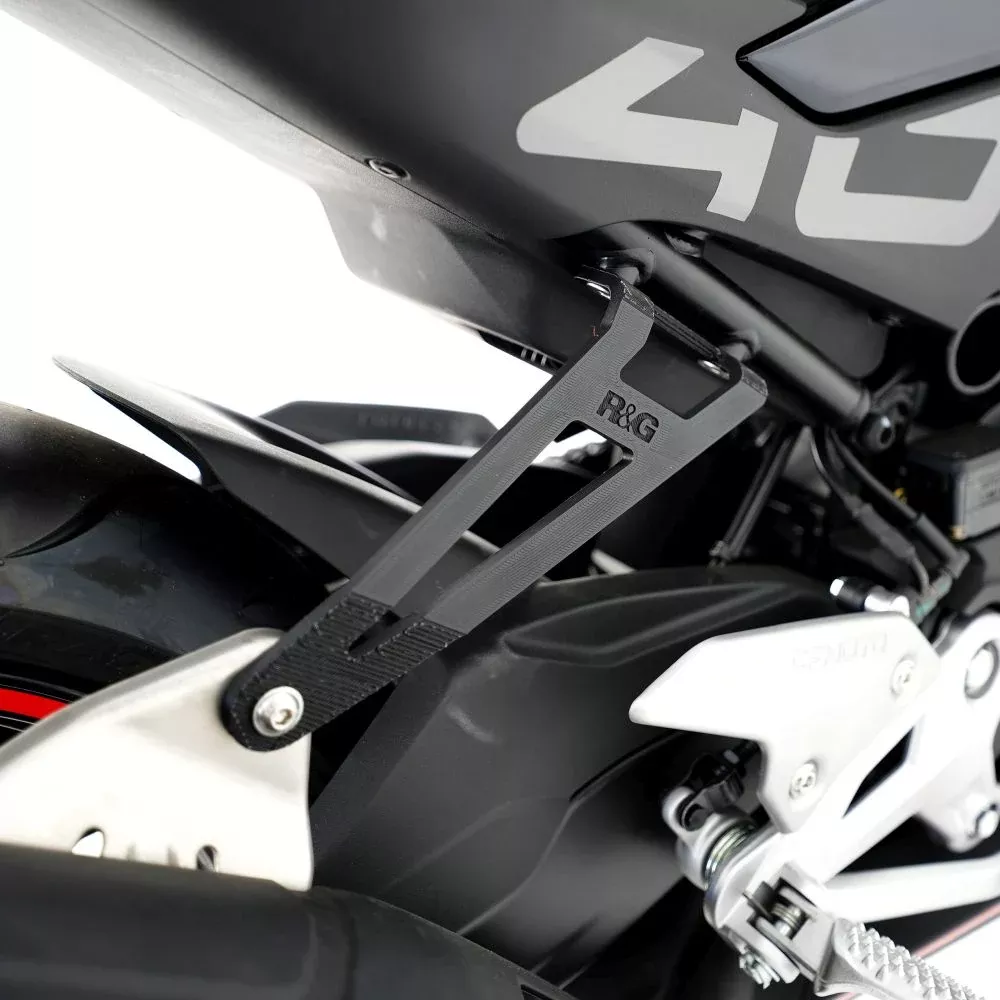 R&G Racing Black Exhaust Hanger For 2023-2024 CF-Moto 450SR