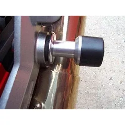 R&G Racing Black Exhaust Sliders For 2003-2006 Kawasaki Z1000 ES0001BK