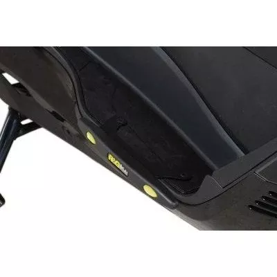 R&G Racing Black Footboard Sliders For 2012-2017 Suzuki Burgman 400 AN400Skywave