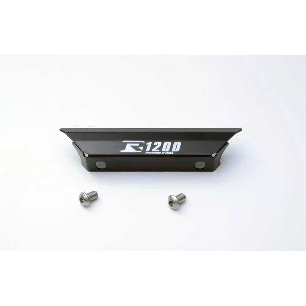 R&G Racing Black Footrest Delete Blanking Plates For 2015-2018 BMW R1200R ABS