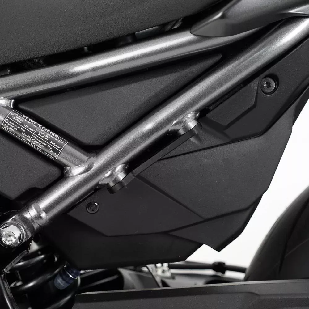 R&G Racing Black Footrest Delete Blanking Plates For 2024-2024 Suzuki GSX-8R