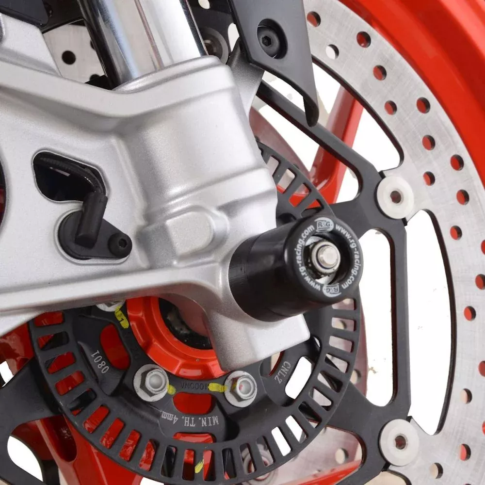 R&G Racing Black Fork Protectors For 2021-2024 Aprilia RS660