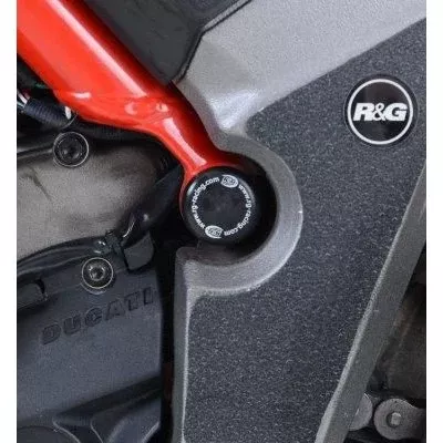 R&G Racing Black Frame Plug For 2022-2024 Ducati DesertX