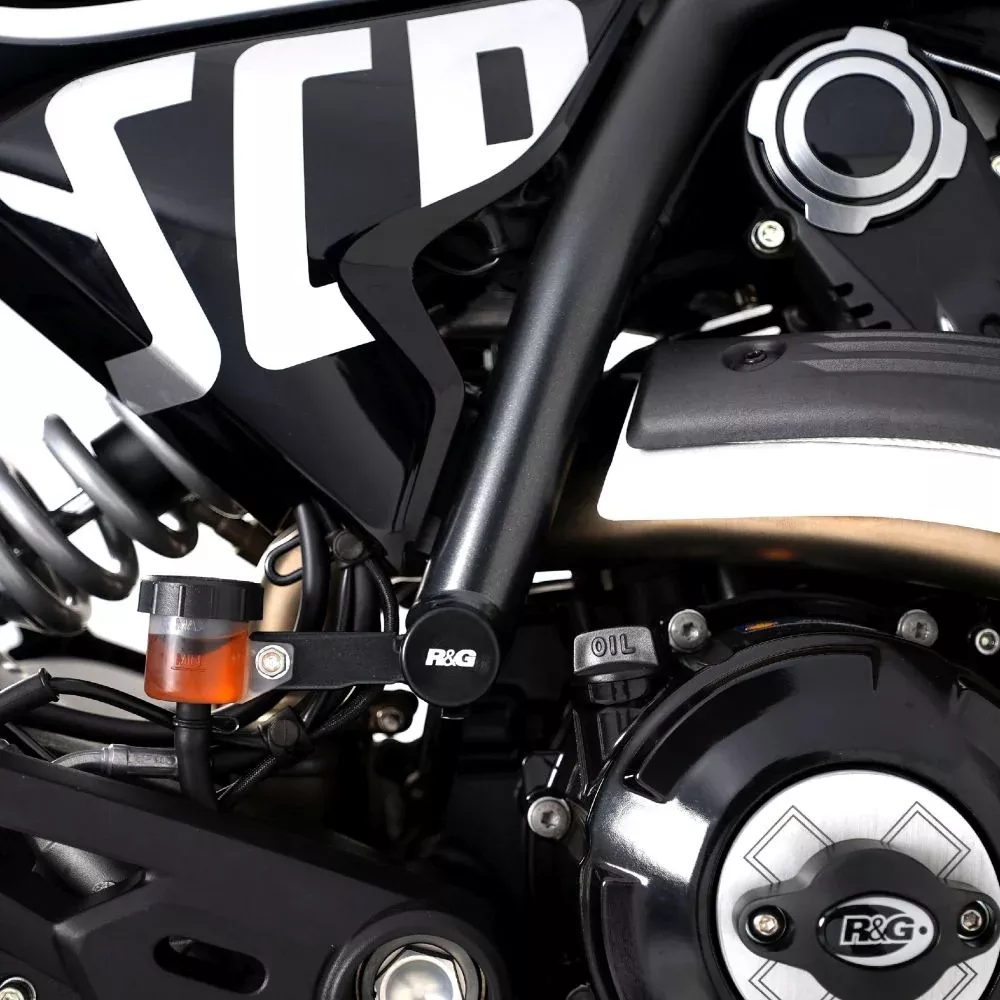 R&G Racing Black Frame Plug Fits Both Sides For 2017-2018 Ducati Monster 797