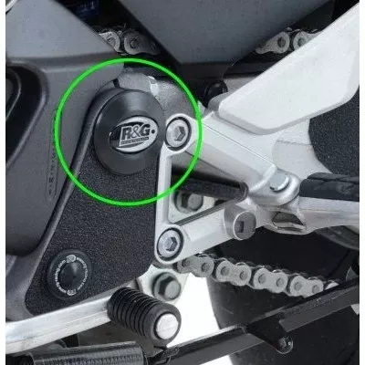 R&G Racing Black Frame Plug LHS Top For 2015-2017 Honda Crossrunner