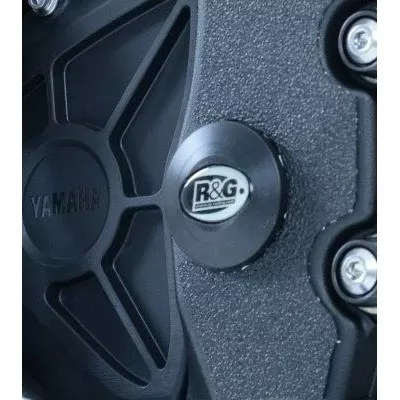 R&G Racing Black Frame Plug Lower Left Hand Side For 2018-2024 Yamaha MT-10