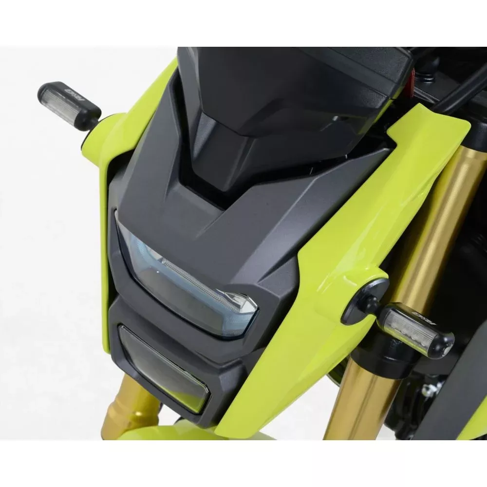 R&G Racing Black Front Indicator Adapter Kit For 2017-2023 Honda Grom 125
