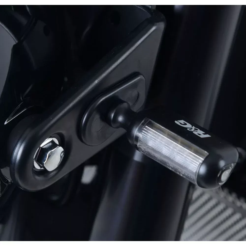 R&G Racing Black Front Indicator Adapter Kit For 2018-2024 Kawasaki Z900RS