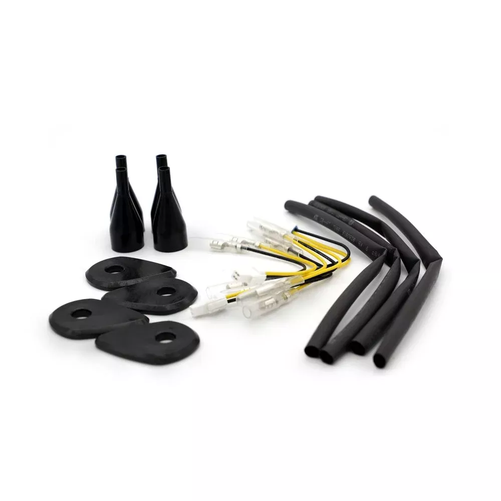 R&G Racing Black Indicator Adapter Kit For 2022-2024 Suzuki GSXS1000 ABS