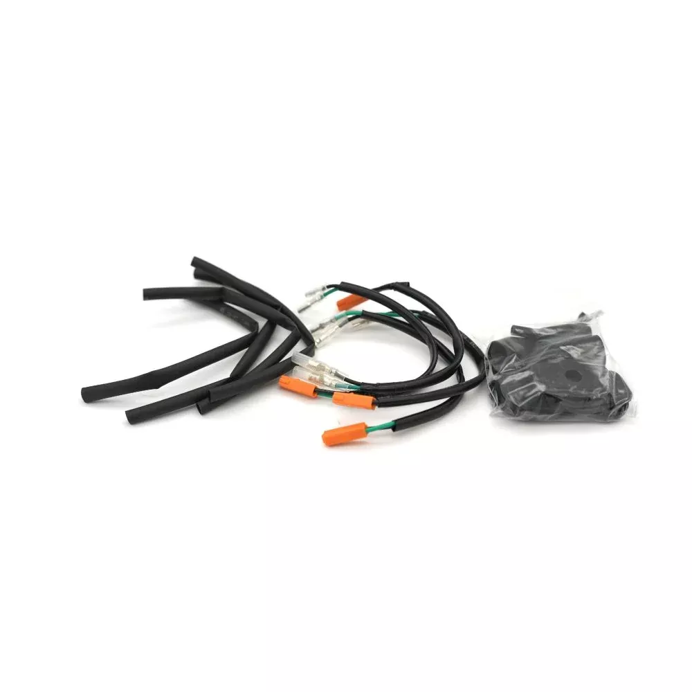 R&G Racing Black Indicator Adapter Kit For 2024-2024 Kawasaki Ninja 500