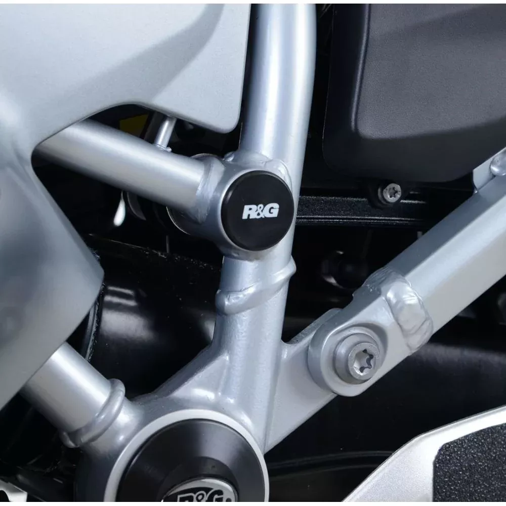 R&G Racing Black Left Hand Side Mid Frame Plug For 2014-2015 BMW R1200RT