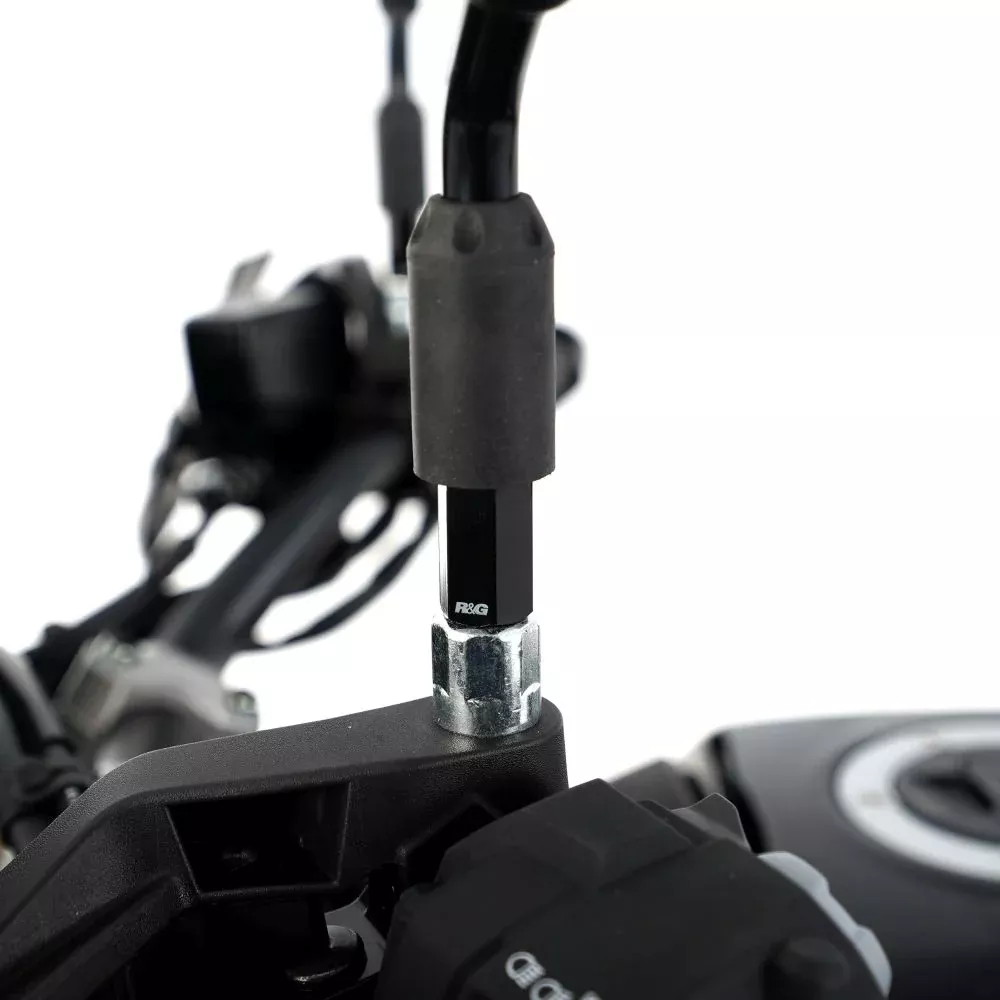 R&G Racing Black Mirror Risers For 2021-2023 Honda PCX 125