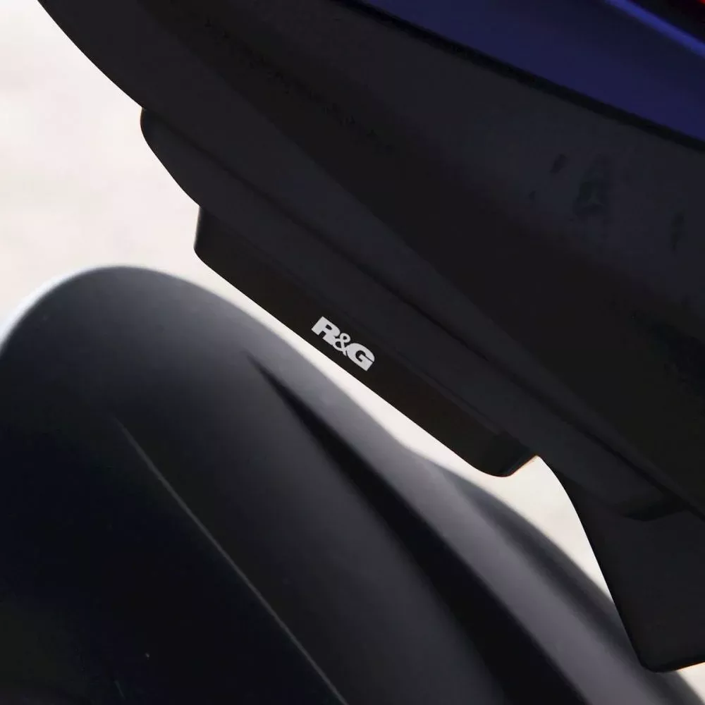 R&G Racing Black Rear Foot Rest Delete Blanking Plates For 2021-2024 Aprilia RS660