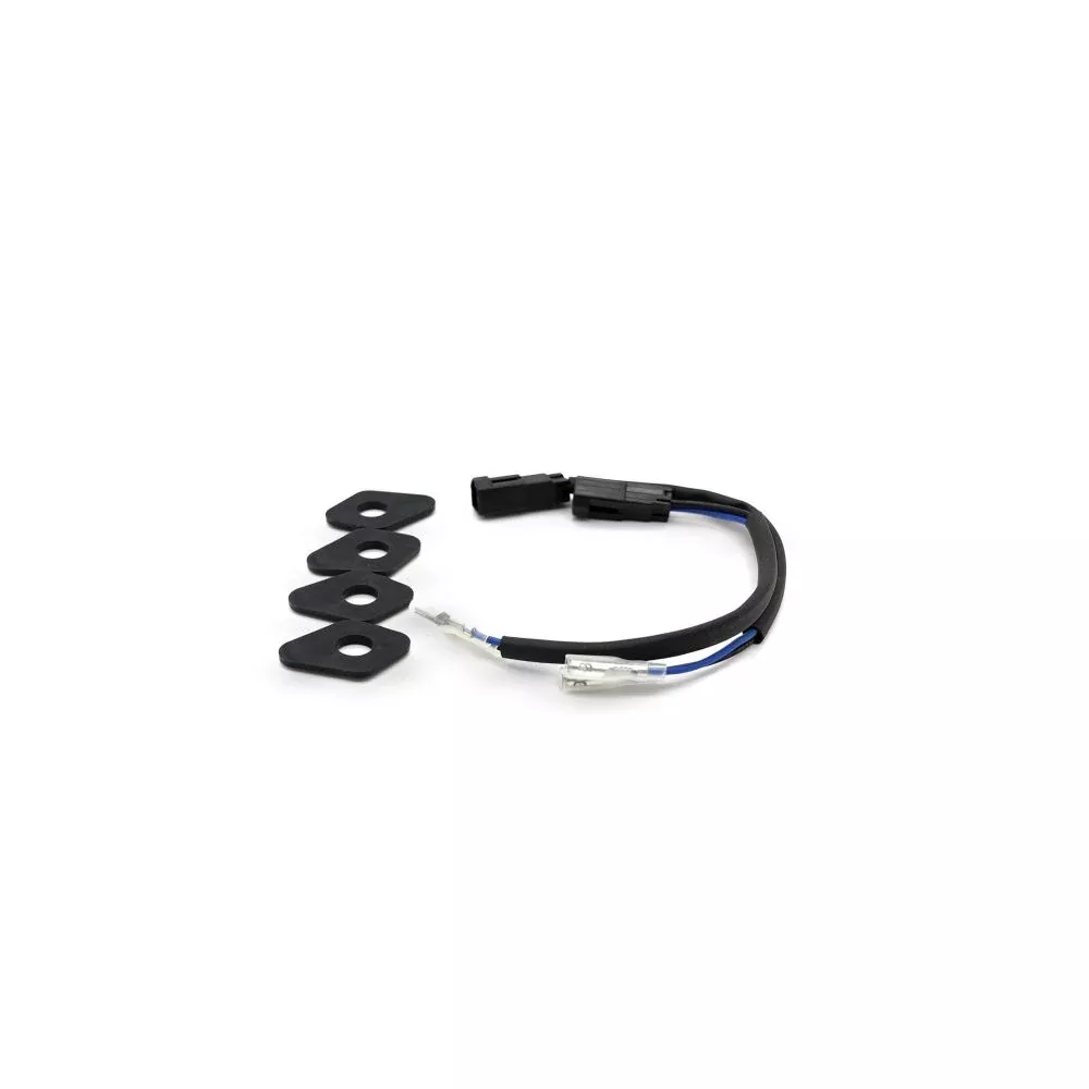 R&G Racing Black Rear Indicator Adapter Kit For 2022-2024 Ducati Multistrada V2