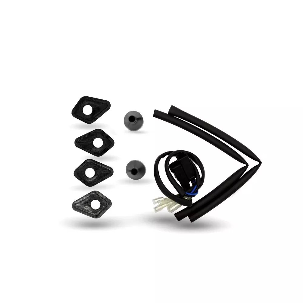 R&G Racing Black Rear Indicator Adapters For 2021-2024 Ducati Monster 950