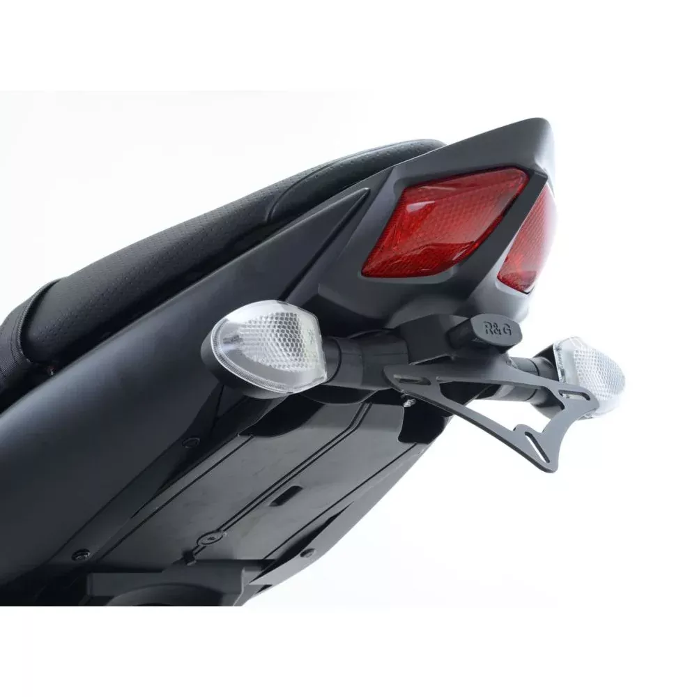 R&G Racing Black Tail Tidy License Plate Holder For 2016-2018 Suzuki SV650 Unfaired