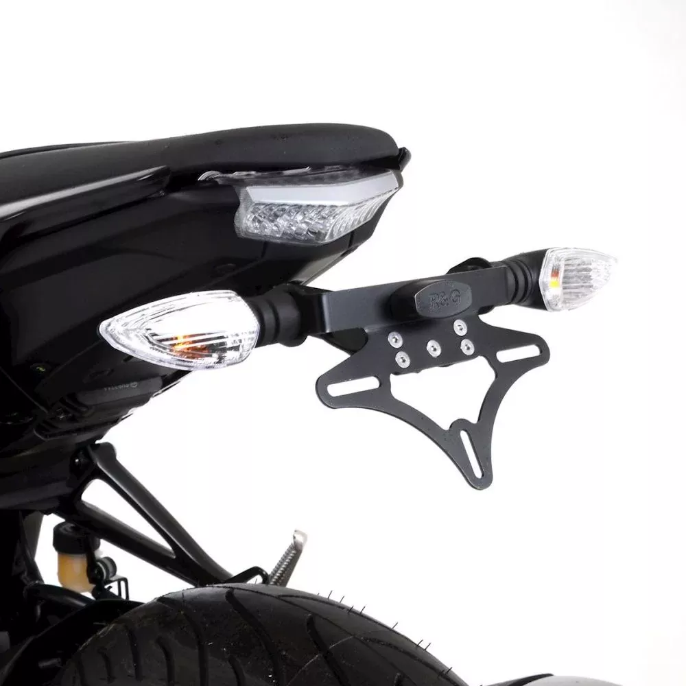 R&G Racing Black Tail Tidy License Plate Holder For 2020-2024 Yamaha MT-125