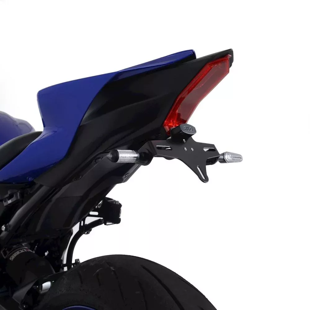 R&G Racing Black Tail Tidy License Plate Holder For 2022-2024 Yamaha YZF R7