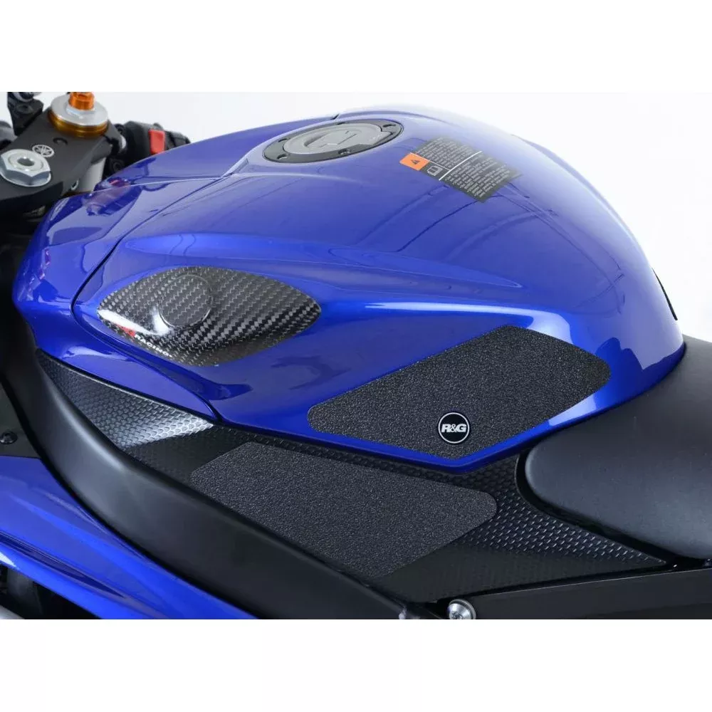 R&G Racing Black Tank Traction Grip For 2012-2016 Yamaha YZF R6 EZRG906BL