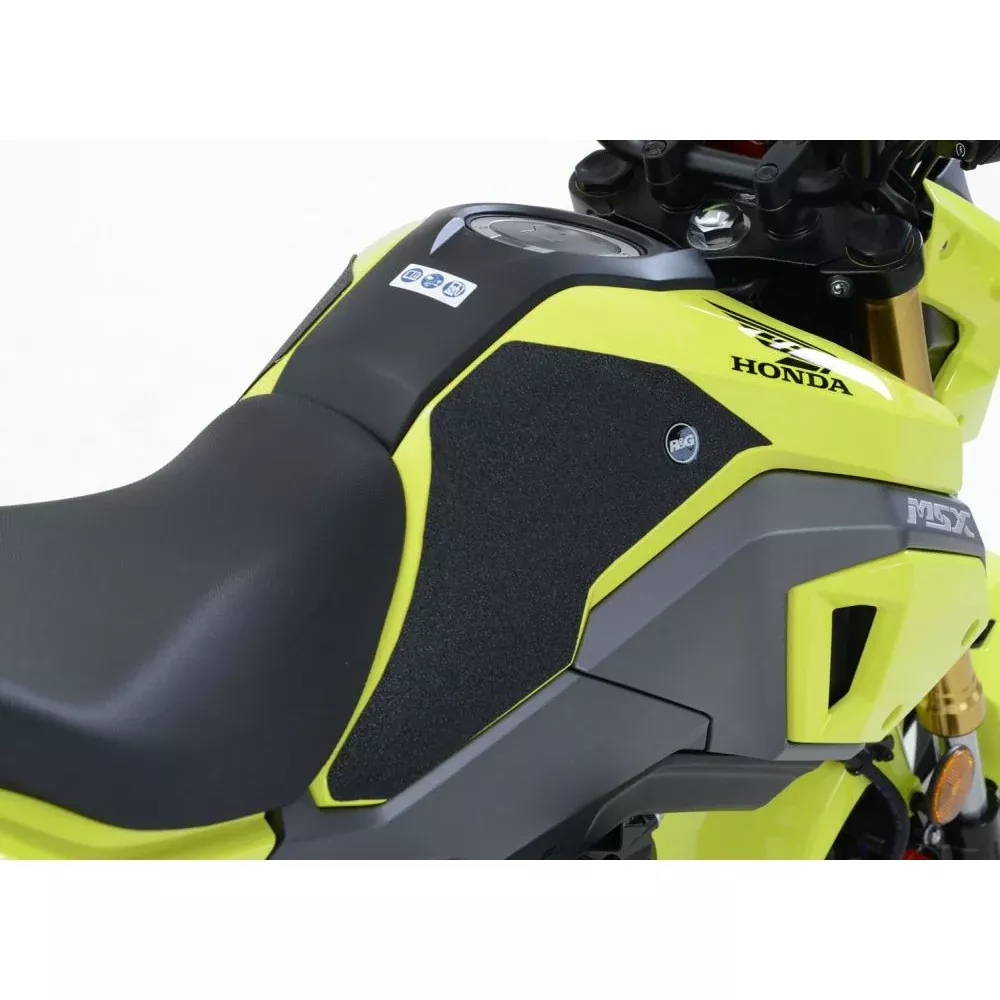 R&G Racing Black Tank Traction Grips For 2017-2020 Honda Grom 125 EZRG332BL