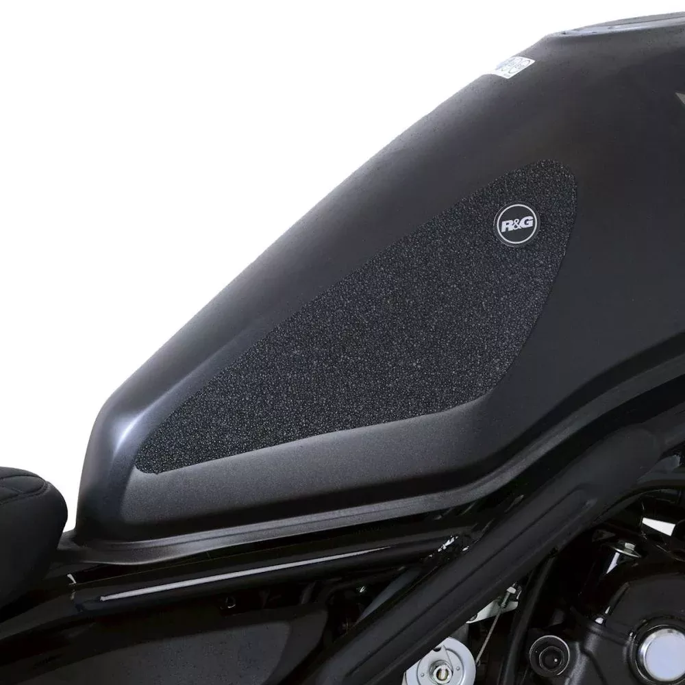 R&G Racing Black Tank Traction Grips For 2017-2024 Honda Rebel 500 CMX500
