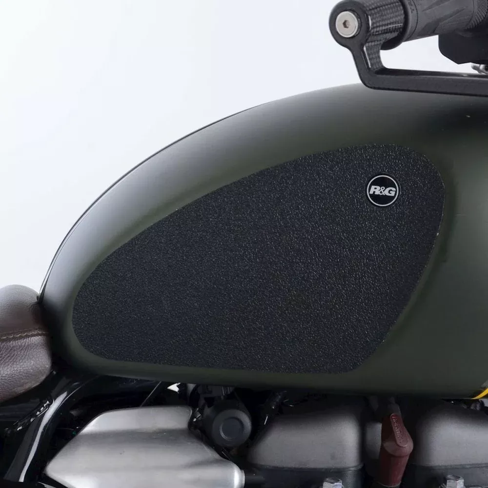 R&G Racing Black Tank Traction Grips For 2019-2024 Triumph Scrambler 1200 XC