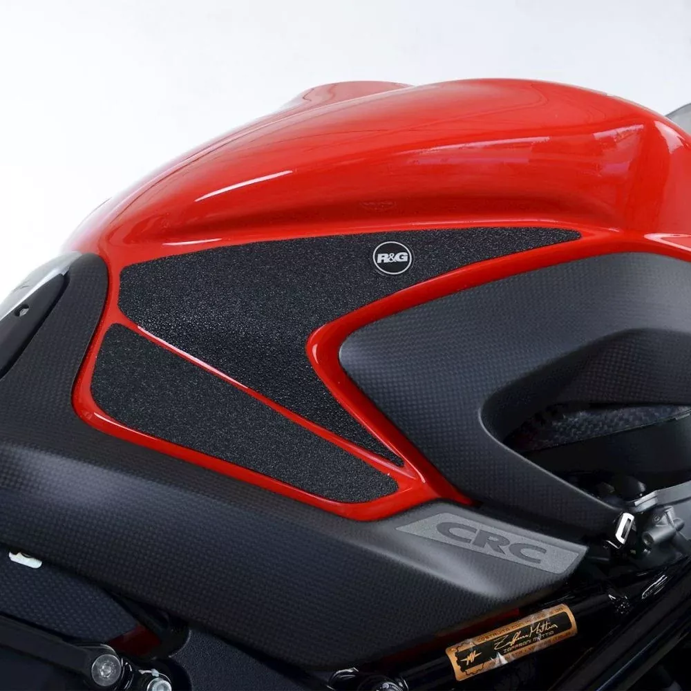 R&G Racing Black Tank Traction Grips For 2020 MV Agusta Brutale 1000RR