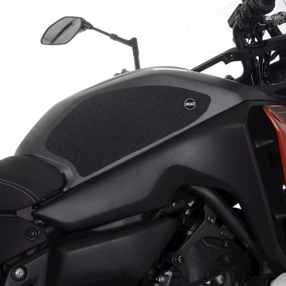 R&G Racing Black Tank Traction Grips For 2021-2024 Yamaha Tracer 7