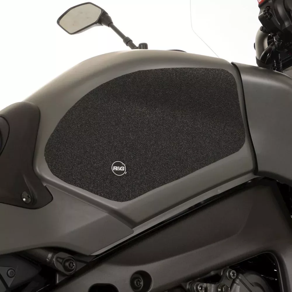 R&G Racing Black Tank Traction Grips For 2021-2024 Yamaha Tracer 9 GT