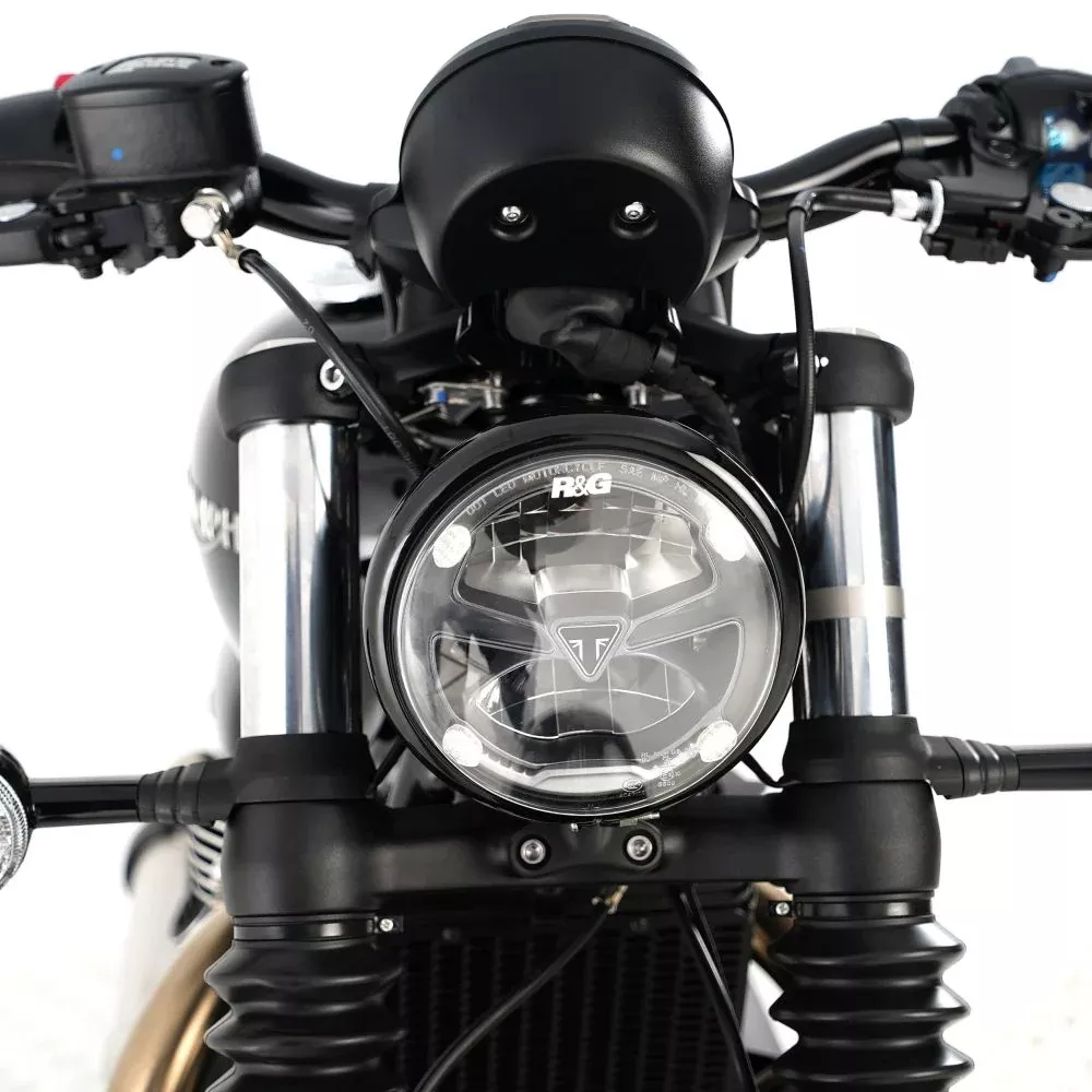 R&G Racing Clear Acrylic Headlight Shield For 2019-2024 Indian Motorcycles FTR1200