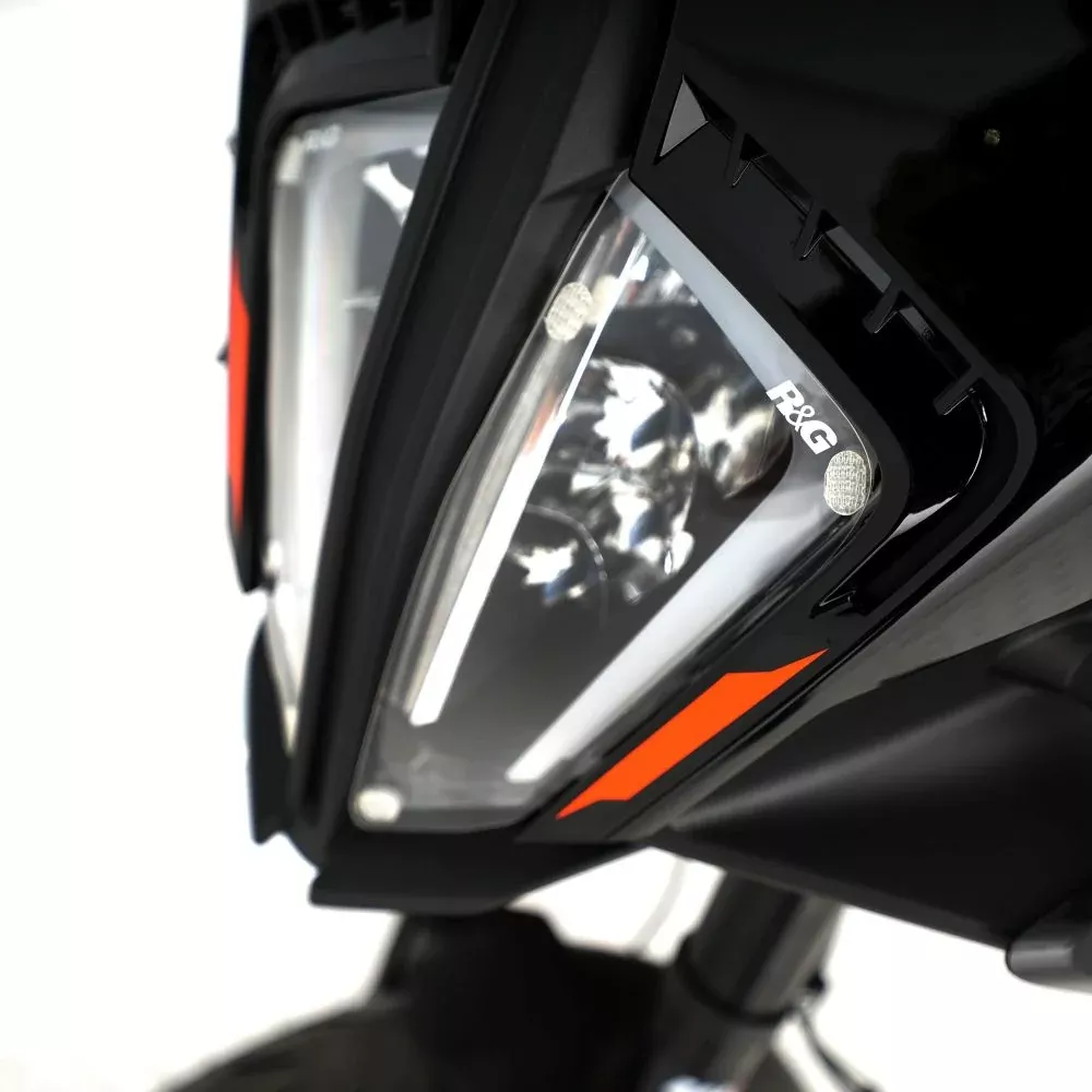 R&G Racing Clear Acrylic Headlight Shield For 2020-2024 KTM 390 Adventure