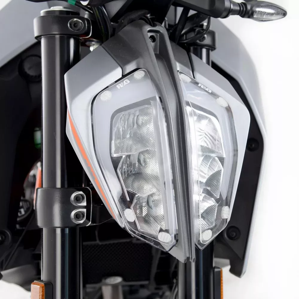 R&G Racing Clear Acrylic Headlight Shield For 2022-2023 KTM 125 Duke