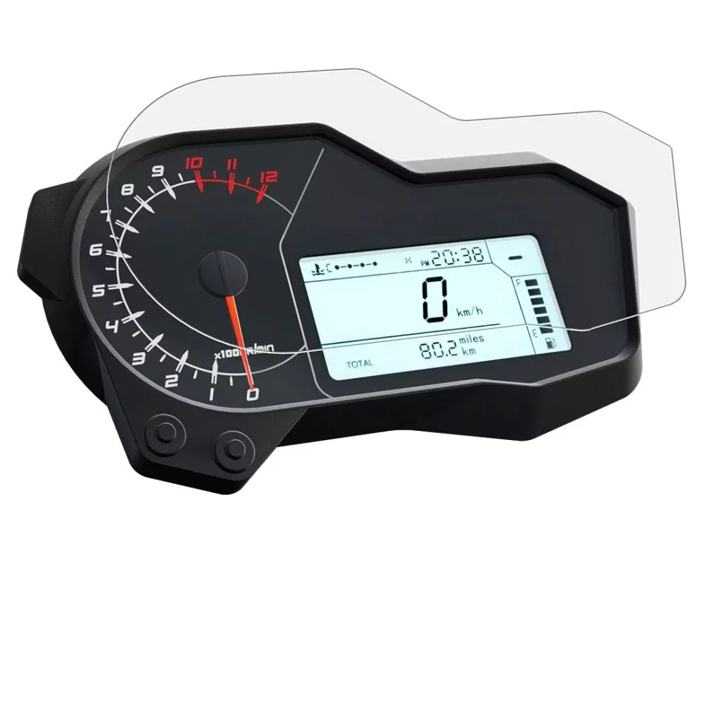 R&G Racing Clear Dashboard Screen Protector Kit For 2021-2024 Benelli TRK 502 X