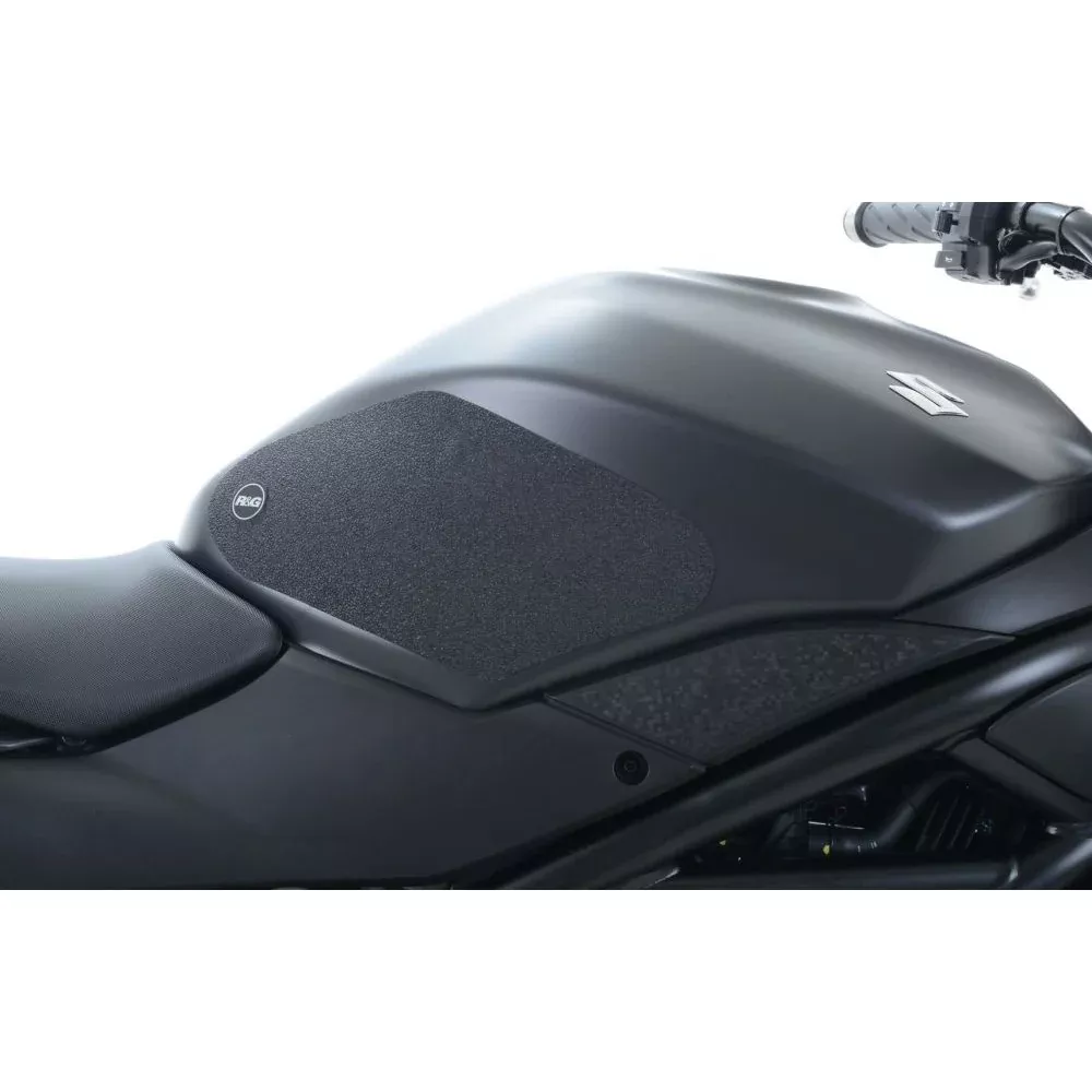 R&G Racing Clear Tank Traction Grips For 2016-2018 Suzuki SV650 Unfaired