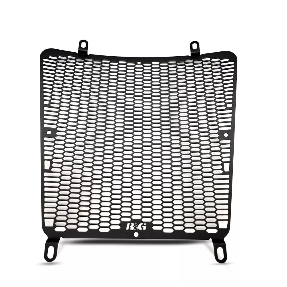 R&G Racing Matt Titanium PRO Radiator Guard For 2021-2024 Aprilia RSV4 1100