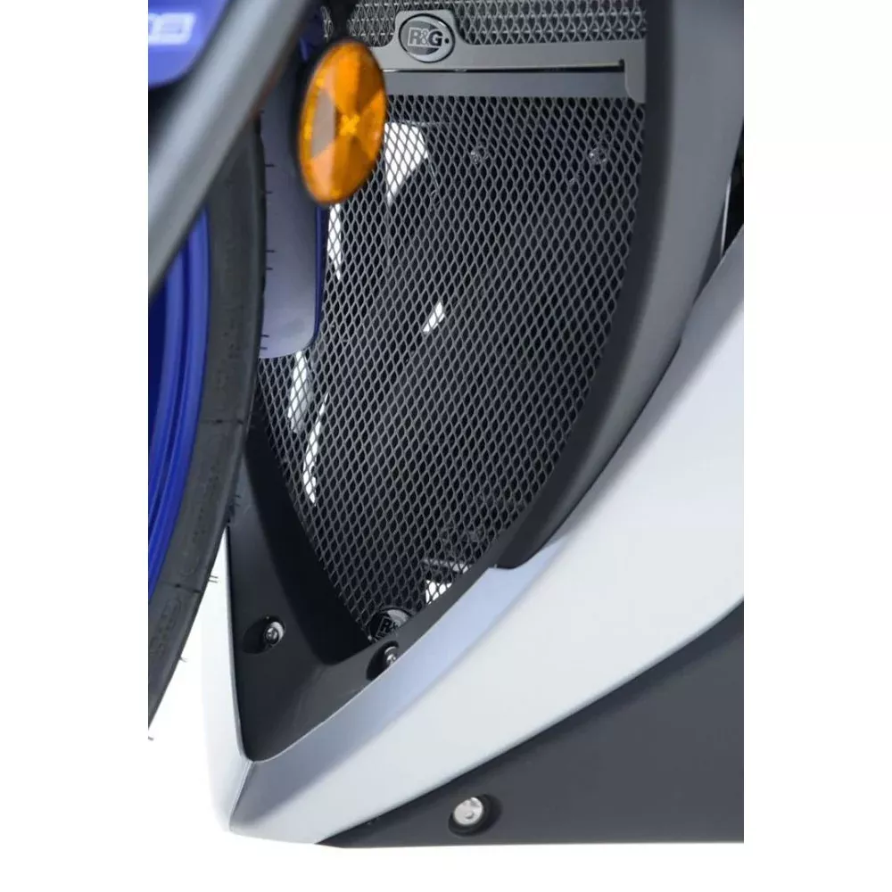 R&G Racing Red Downpipe Grill For 2015-2018 Yamaha YZF R3