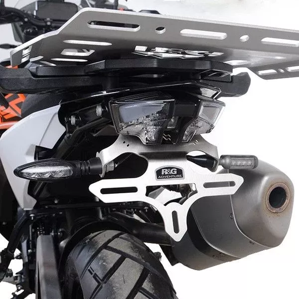 R&G Racing Silver Tail Tidy License Plate Holder For 2019-2020 KTM 790 Adventure