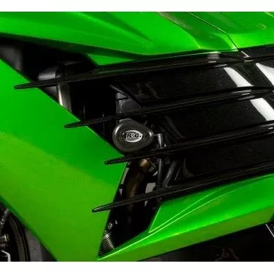 R&G Racing White Aero Style Crash Protectors For 2012-2019 Kawasaki ZZR1400 (ZX-14)