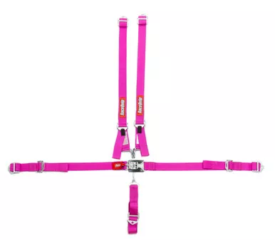 Racequip 5pt Harness Set Jr LL Pink RQP709089