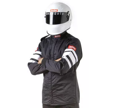 Racequip Black Jacket Multi Layer Large 121005