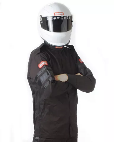 Racequip Black Jacket Single Layr Small 111002